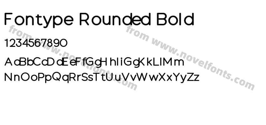 Fontype Rounded BoldPreview