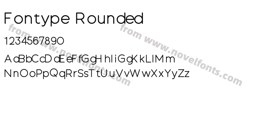 Fontype RoundedPreview