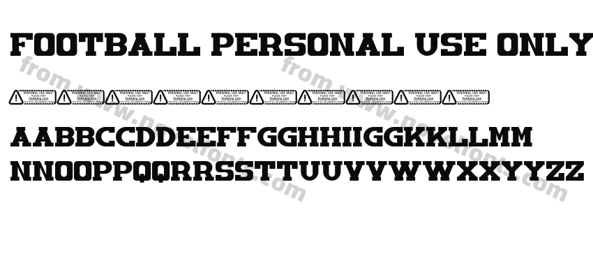 Football PERSONAL USE ONLY!Preview