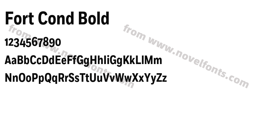 Fort Cond BoldPreview