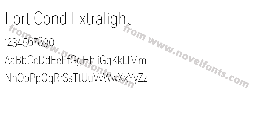 Fort Cond ExtralightPreview