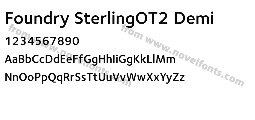 Foundry SterlingOT2 DemiPreview