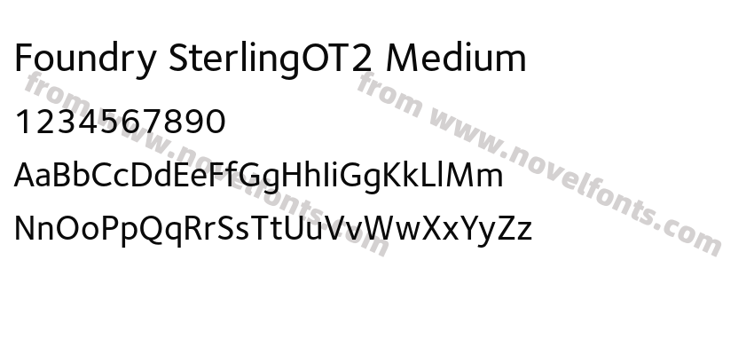 Foundry SterlingOT2 MediumPreview