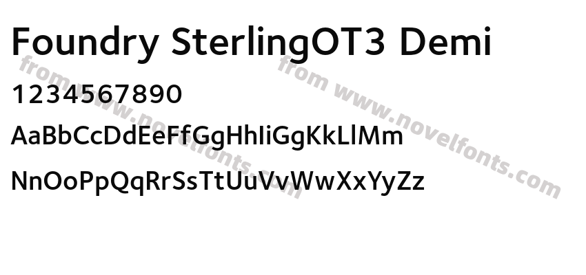 Foundry SterlingOT3 DemiPreview