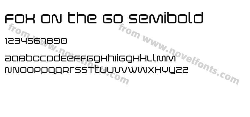 Fox on the Go SemiboldPreview
