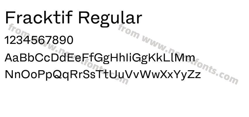 Fracktif RegularPreview
