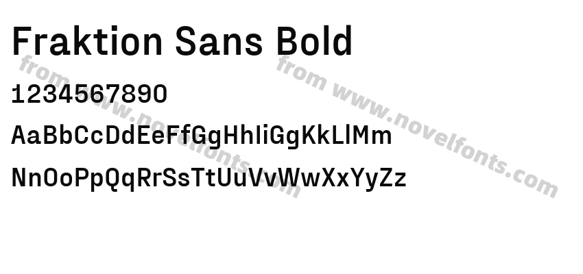 Fraktion Sans BoldPreview