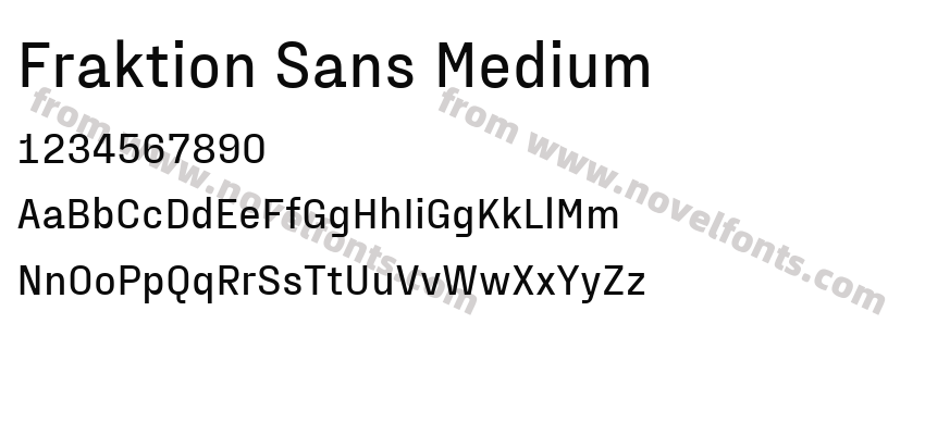 Fraktion Sans MediumPreview