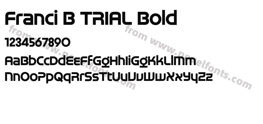 Franci B TRIAL BoldPreview