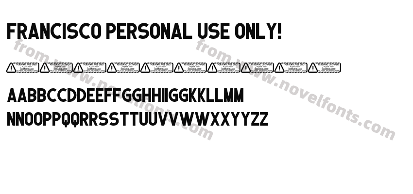 Francisco PERSONAL USE ONLY!Preview