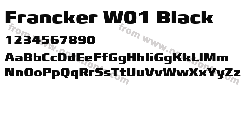 Francker W01 BlackPreview