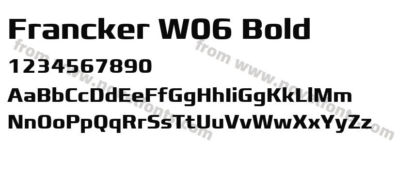 Francker W06 BoldPreview