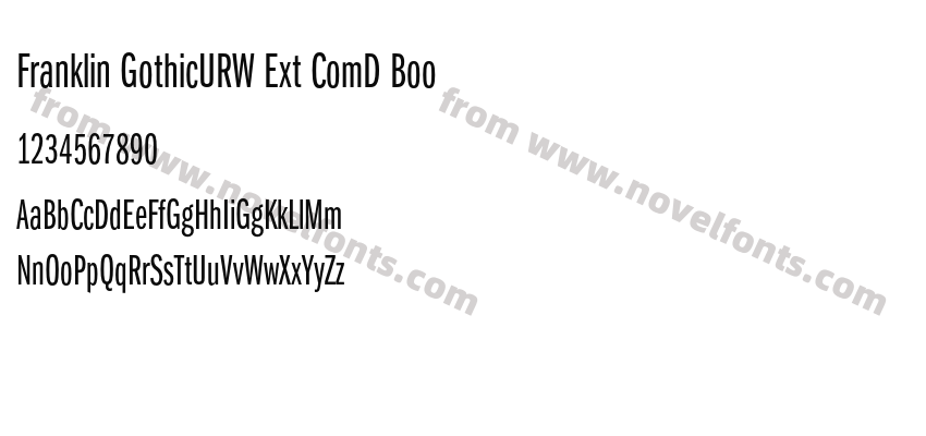 Franklin GothicURW Ext ComD BooPreview