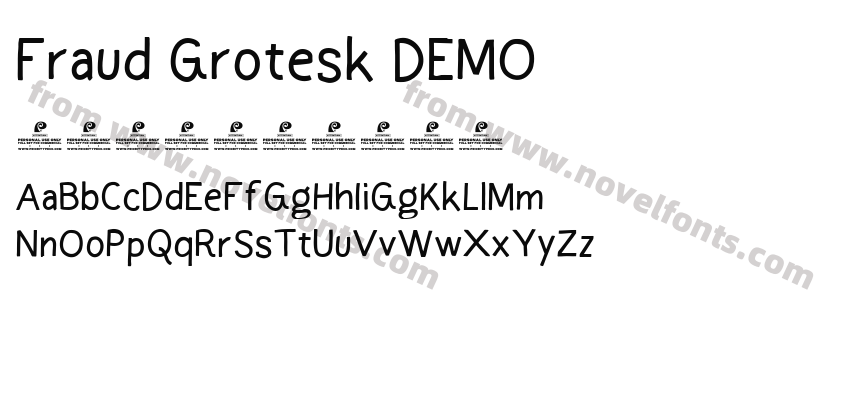 Fraud Grotesk DEMOPreview