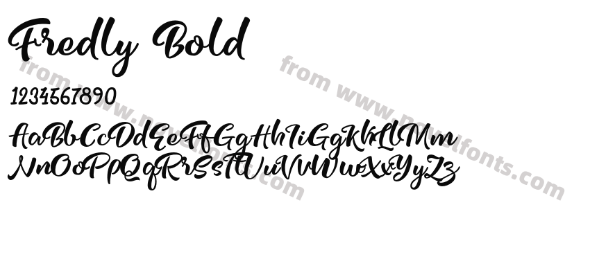 Fredly BoldPreview