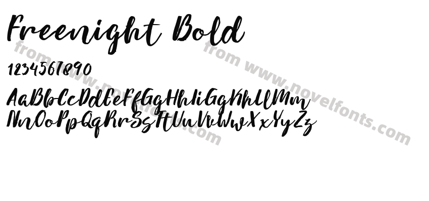 Freenight BoldPreview