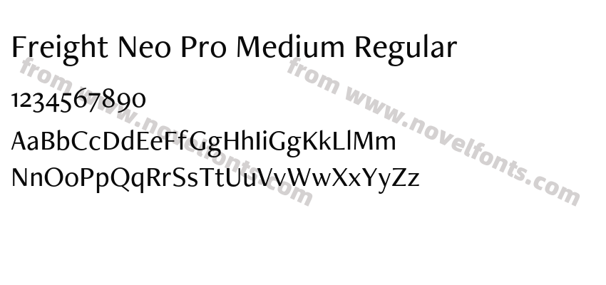 Freight Neo Pro Medium RegularPreview