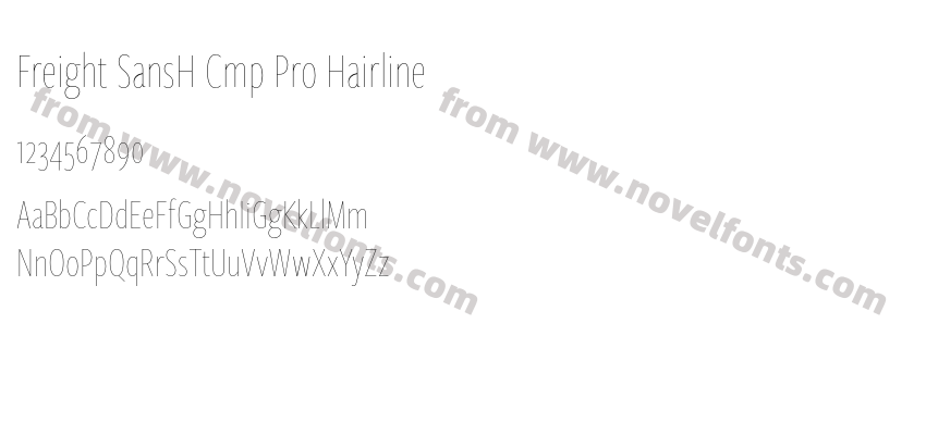 Freight SansH Cmp Pro HairlinePreview