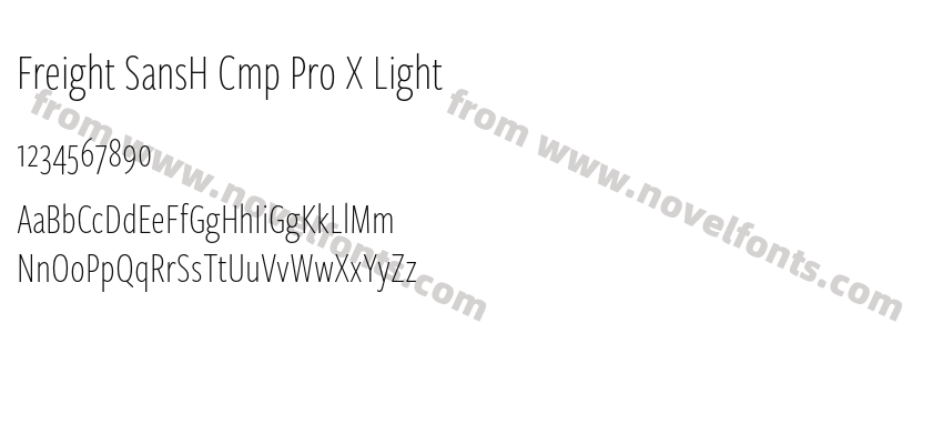 Freight SansH Cmp Pro X LightPreview