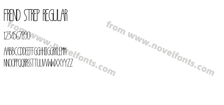 Frend Strep RegularPreview