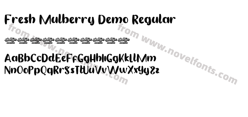 Fresh Mulberry Demo RegularPreview