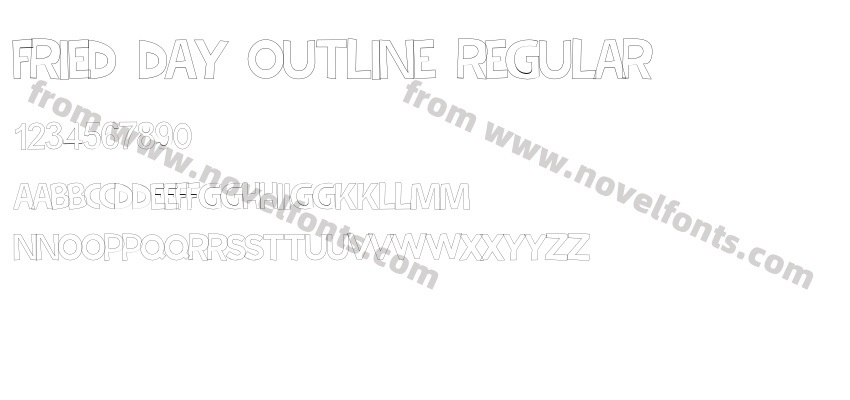 Fried Day Outline RegularPreview