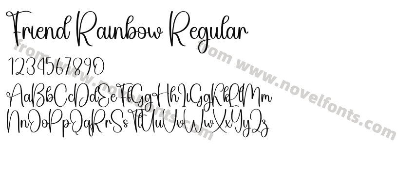 Friend Rainbow RegularPreview
