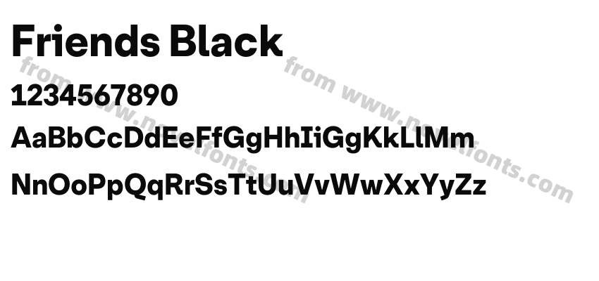 Friends BlackPreview