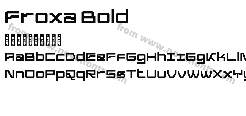 Froxa BoldPreview