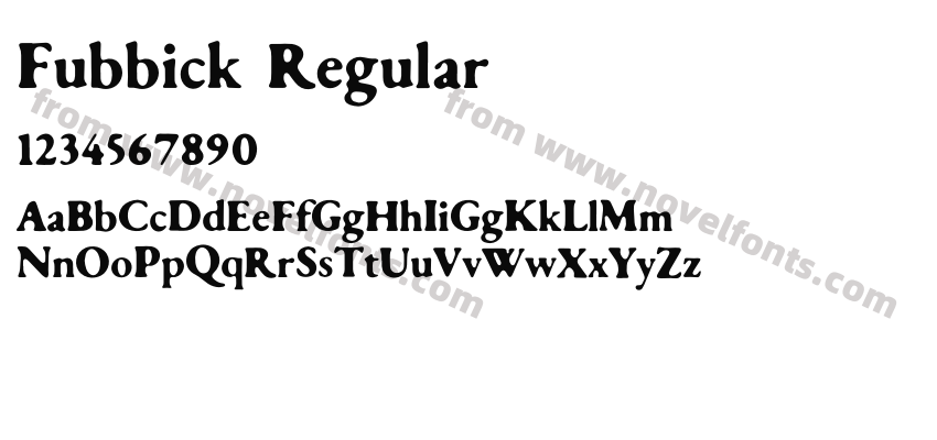 Fubbick RegularPreview