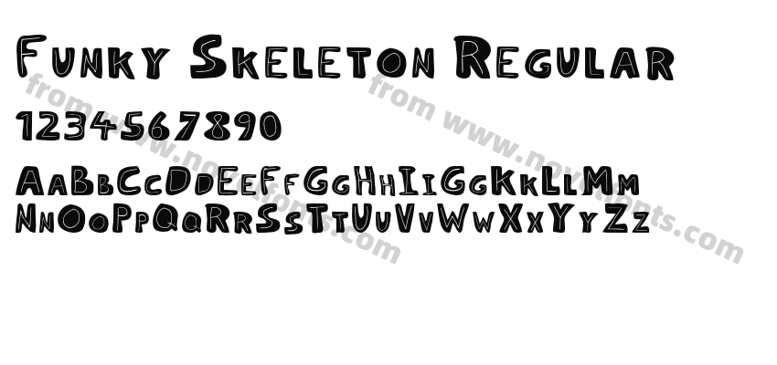 Funky Skeleton RegularPreview
