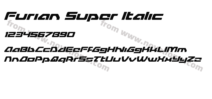 Furian Super ItalicPreview