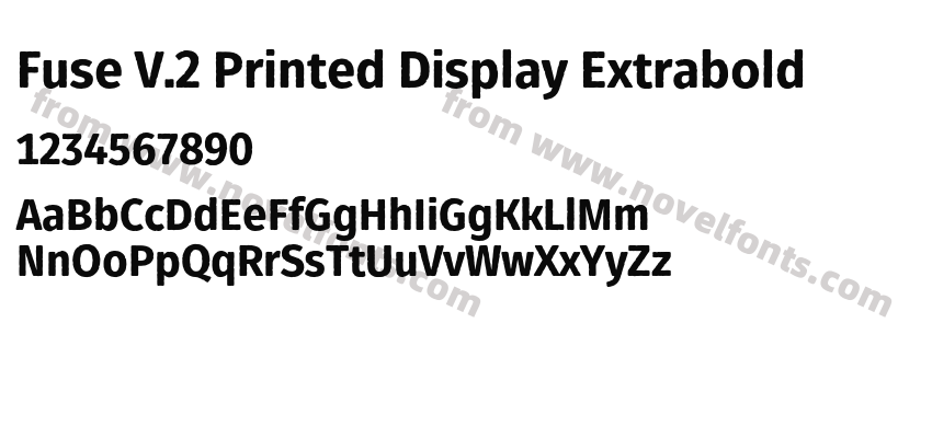 Fuse V.2 Printed Display ExtraboldPreview