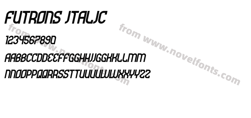 Futrons ItalicPreview