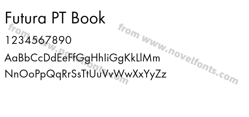Futura PT BookPreview