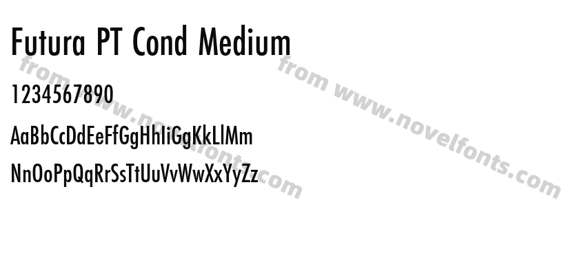 Futura PT Cond MediumPreview