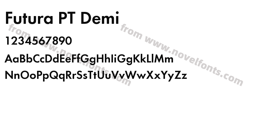 Futura PT DemiPreview