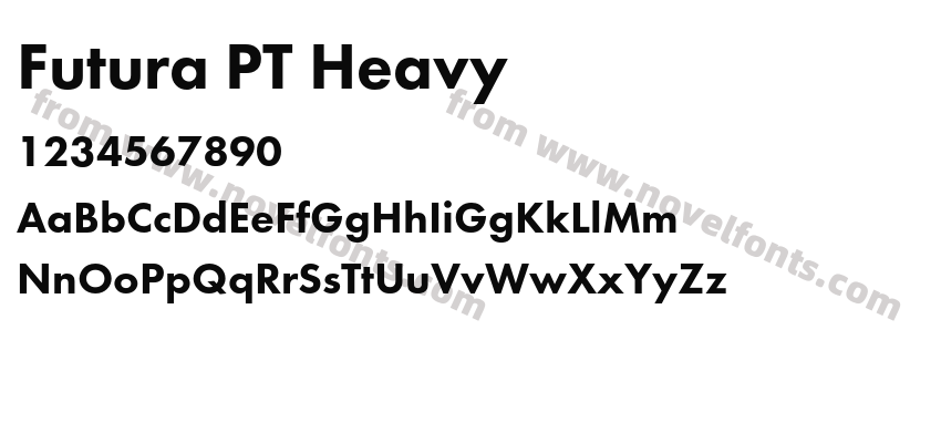 Futura PT HeavyPreview