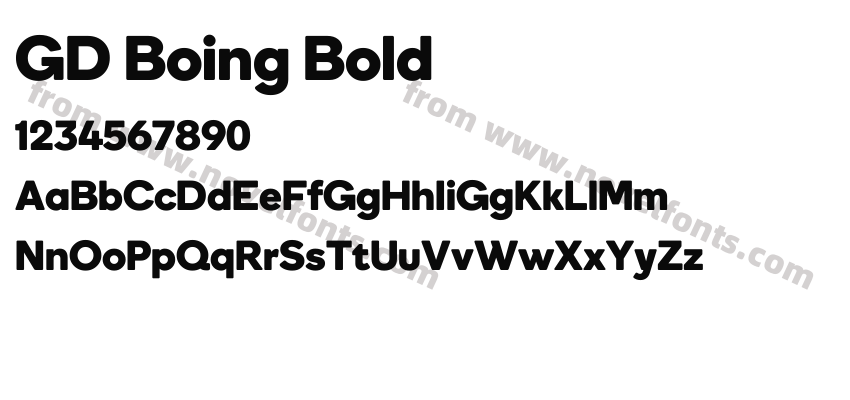 GD Boing BoldPreview