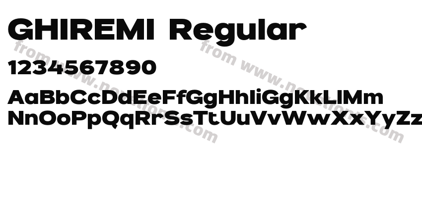 GHIREMI RegularPreview