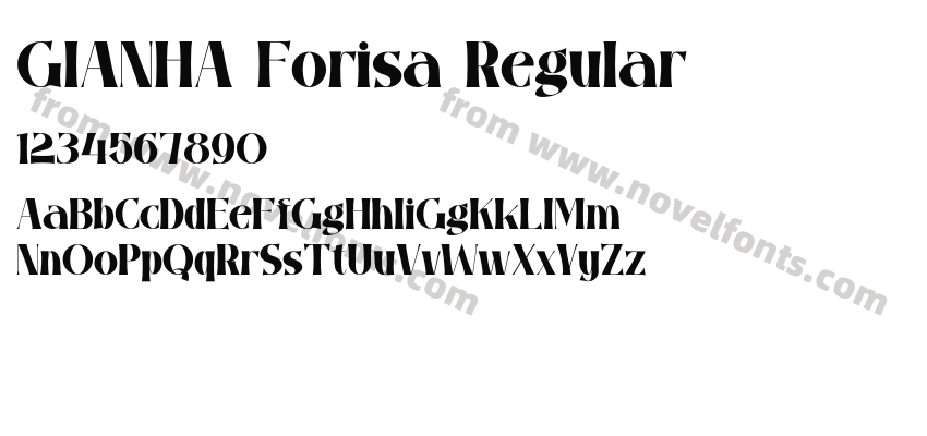 GIANHA Forisa RegularPreview