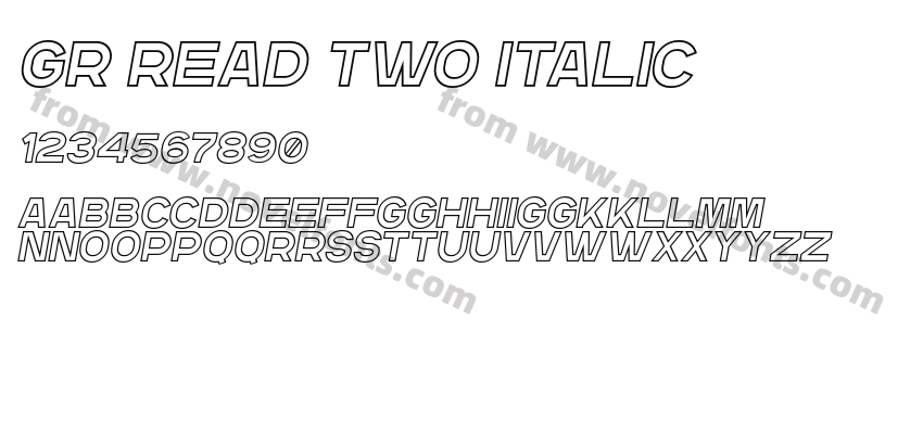 GR Read Two ItalicPreview