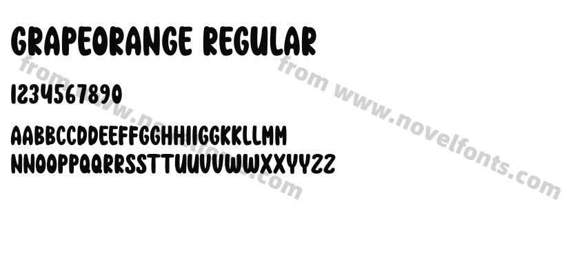 GRAPEORANGE RegularPreview