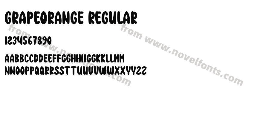 GRAPEORANGE RegularPreview