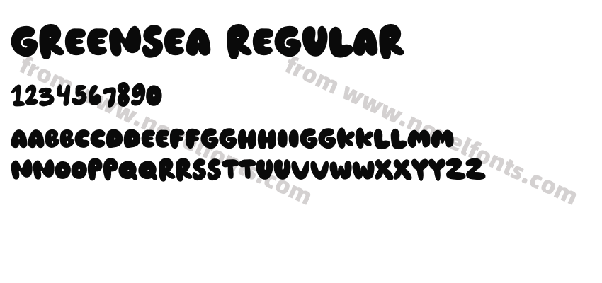 GREENSEA RegularPreview