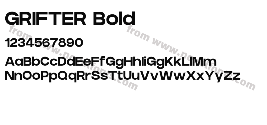 GRIFTER BoldPreview