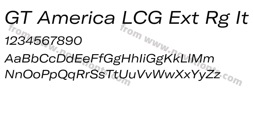 GT America LCG Ext Rg ItPreview