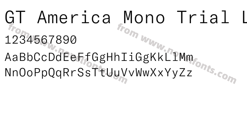 GT America Mono Trial LtPreview