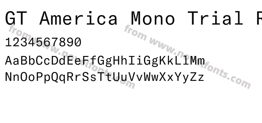 GT America Mono Trial RgPreview
