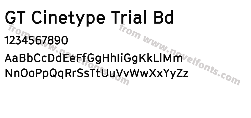 GT Cinetype Trial BdPreview